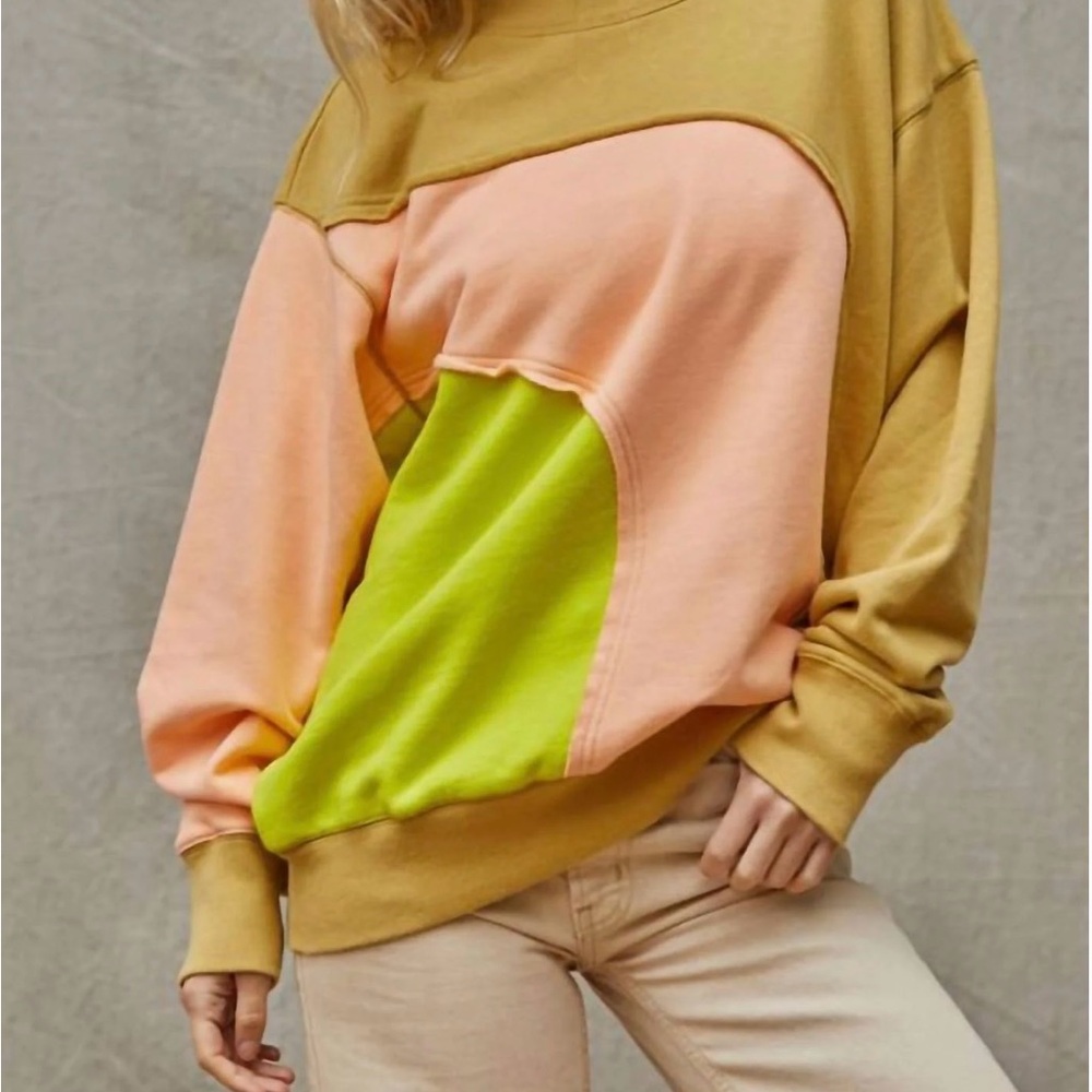 By Together Sunset Colors Crewneck Sweatshirt